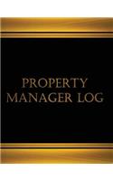 Property Manager (Log Book, Journal - 125 pgs, 8.5 X 11 inches)