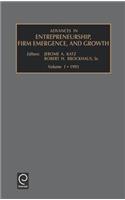Advances in Entrepreneurship, Firm Emergence and Growth