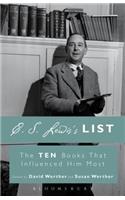 C. S. Lewis's List
