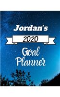 Jordan's 2020 Goal Planner: 2020 New Year Planner Goal Journal Gift for Jordan / Notebook / Diary / Unique Greeting Card Alternative