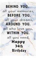 Behind You All Your Memories Before You All Your Dreams Happy Birthday