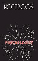 PSYCHOLOGIST Notebook, Simple Design: Notebook /Journal Gift, Simple Cover Design,100 pages, 6x9, Soft cover, Mate Finish