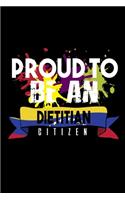 Proud to be an dietitian citizen: Notebook - Journal - Diary - 110 Lined pages - 6 x 9 in - 15.24 x 22.86 cm - Doodle Book - Funny Great Gift