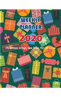 Christmas brings new hope for all of us. Weekly Planner 2020