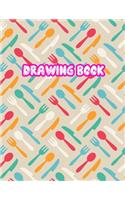 Drawing Book: Large Sketch Notebook for Drawing, Doodling or Sketching: 110 Pages, 8.5" x 11" Sketchbook ( Blank Paper Draw and Write Journal ) - Cover Design 099