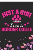 Just A Girl Who Loves Border Collie