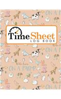 Time Sheet Log Book: (Time Sheet Logbook)
