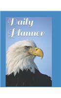 Daily Planner: Bald Eagle Themed Daily Planner 365 Days 8 X 10