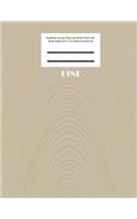 Pine Notebook Journal, Diary and Sketch Book with Blank Pages (8.5 x 11) (Texture Notebook)
