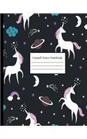 Cornell Notes Notebook: Unicorns in Space(1 Cornell Notes Notebooks)