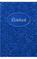 Notebook: Blaues Edles Notizbuch - Für Meine Gedanken: Das Besondere Einschreibbuch (Einschreibbücher) Tagebuch - Notizen