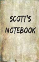 Scott's Notebook -- Blank Lined Notebook --- 6