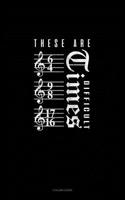 These Are Difficult Times.: 3 Column Ledger(942 3 Column Ledger)