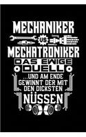 Mechatroniker - Duell: Notizbuch Für Mechaniker Kfz-Mechaniker Kfz-Mechatroniker Schrauber