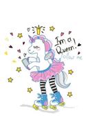 I am a Queen Follow me (Journal, Diary, Notebook for Unicorn Lover)