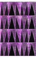 Bullet Journal Notebook Abstract Triangles Pattern 9