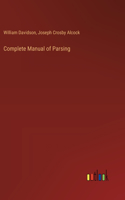 Complete Manual of Parsing