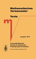 Mathematisches Vorsemester