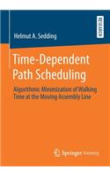 Time-Dependent Path Scheduling: Algorithmic Minimization of Walking Time at the Moving Assembly Line