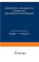 Hermann V. Helmholtz Schriften Zur Erkenntnistheorie
