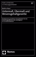 Untermass, Ubermass Und Wesensgehaltgarantie