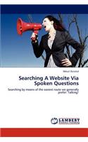 Searching A Website Via Spoken Questions