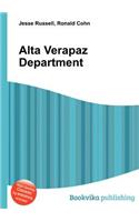 Alta Verapaz Department: (English)