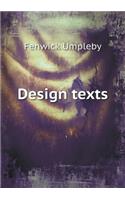 Design Texts