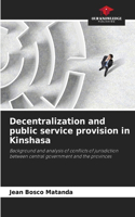 Decentralization and public service provision in Kinshasa