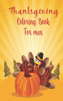 Thanksgiving Coloring Book For Men