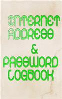 Internet Password Logbook: Password Book Organizer Large Print Size 5x8 Inches Matte Cover Design Removable - Userna # Remember 110 Page Quality Prints.