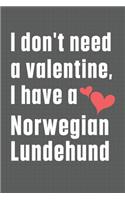 I don't need a valentine, I have a Norwegian Lundehund: For Norwich Terrier Dog Fans