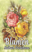 Blumen Malbuch Erwachsene