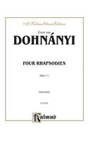 4 Rhapsodies, Op. 11