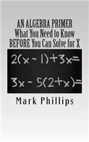 Algebra Primer