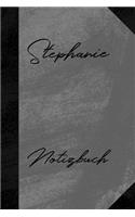 Stephanie Notizbuch: Liniertes Notizbuch für deinen Vornamen