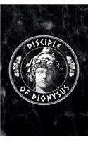 Disciple of dionysus: 6x9 120-page lined notebook journal notepad scribble book diary workbook for philosophers