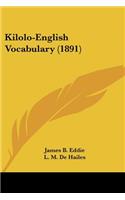 Kilolo-English Vocabulary (1891)