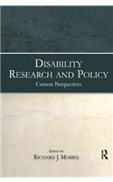 Disability Research and Policy