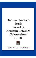 Discurso Canonico-Legal