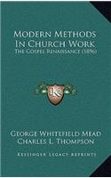 Modern Methods in Church Work