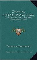 Cacvatas Anekarthasamuccaya