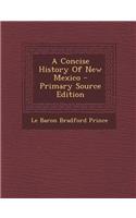 A Concise History of New Mexico - Primary Source Edition