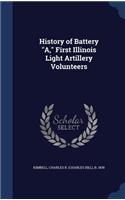 History of Battery A, First Illinois Light Artillery Volunteers