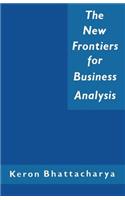 New Frontiers for Business Analysis