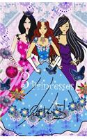 3 Princesses Journal Notebook for Girls