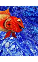 A Little Fishy Notebook: Notebook with 150 lined pages