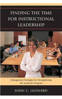 Finding the Time for Instructional Leadership