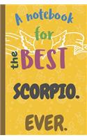 A Notebook for the Best SCORPIO Ever.