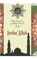 Insha'Allah Daily Diary And Gratitude Diary